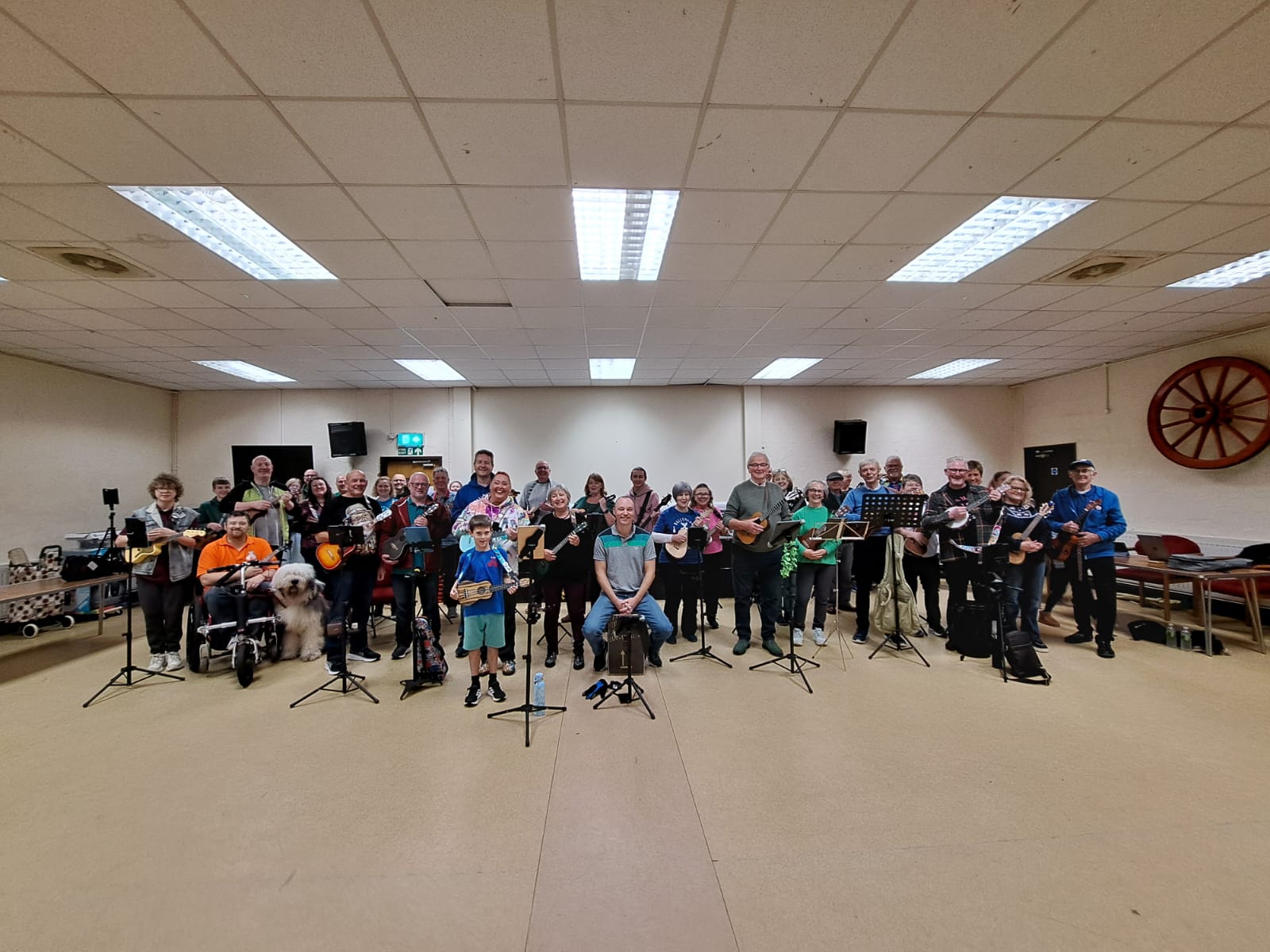 Ballymena Ukulele Group Photo (October 2024)