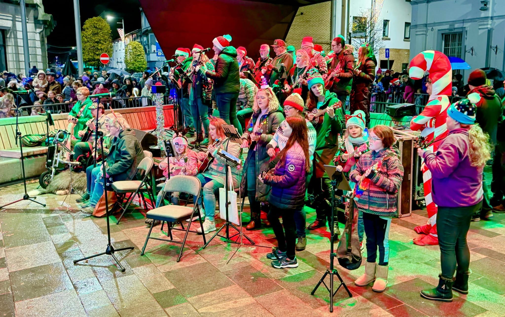 BUGS Christmas Light Switch On, Ballymena 2023.